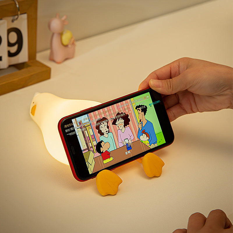 Flat Duck Silicone Lamp