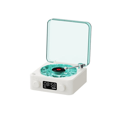 Retro Turntable Speaker With RGB Projection Lamp Effect