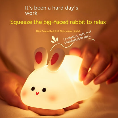 Touch Sensor Big Face Rabbit Lamp