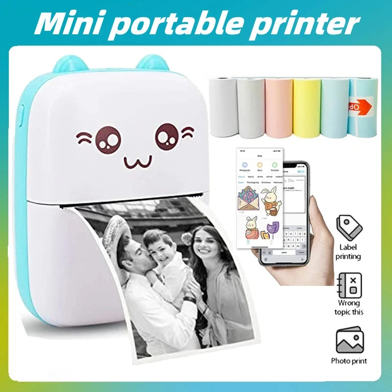 Portable Mini Cat Thermal Printer