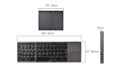 Wireless Foldable Bluetooth Keyboard