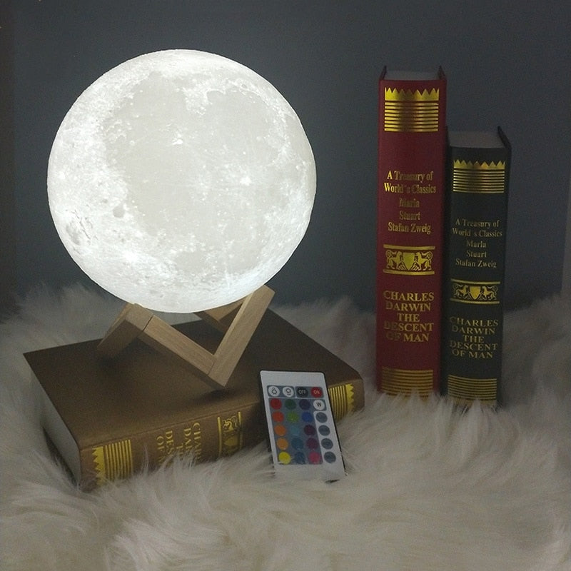 3D Print Led Moon Lamp