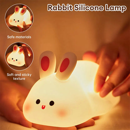 Touch Sensor Big Face Rabbit Lamp