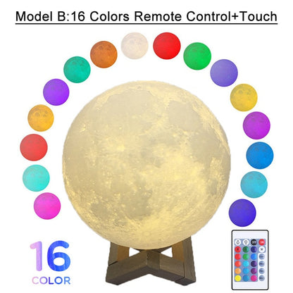 3D Print Led Moon Lamp