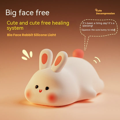 Touch Sensor Big Face Rabbit Lamp