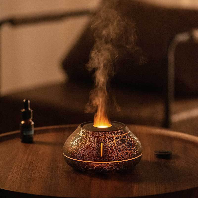 Colorful Simulation Flame Diffuser Humidifier