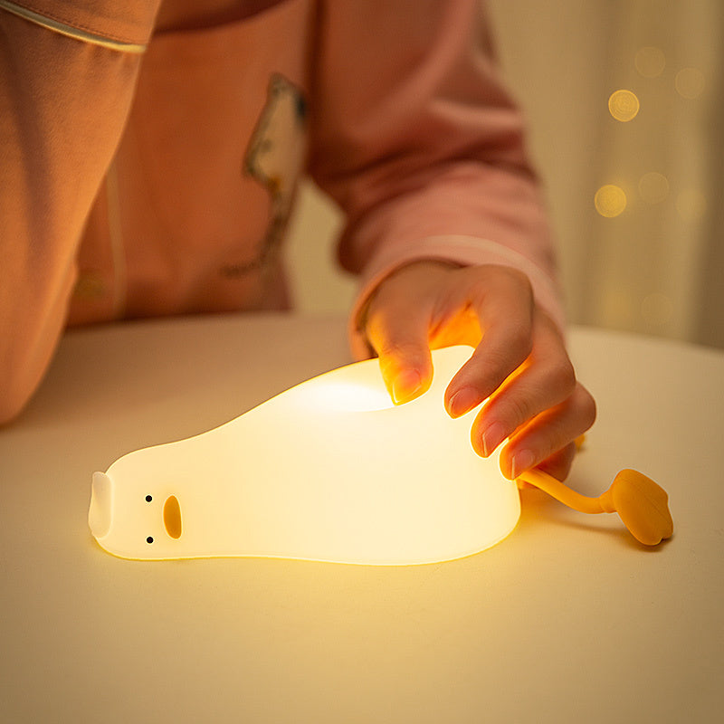 Flat Duck Silicone Lamp