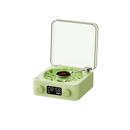 Retro Turntable Speaker With RGB Projection Lamp Effect