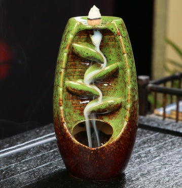 Ceramic Incense Sandalwood Tower Ornament