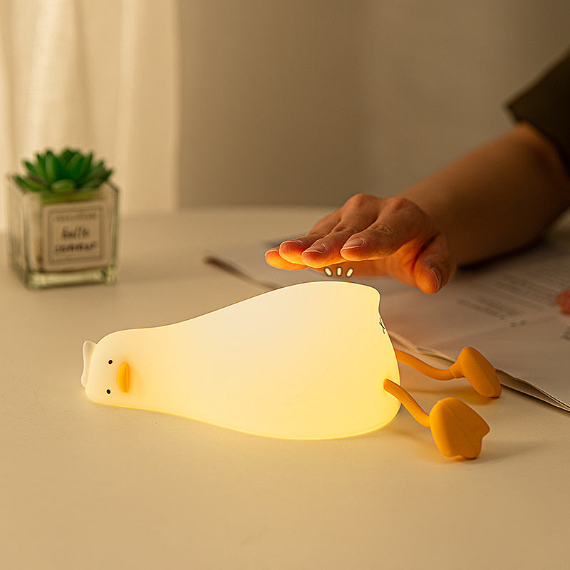 Flat Duck Silicone Lamp